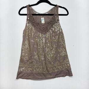 ANTHROPOLOGIE Sequin Tank